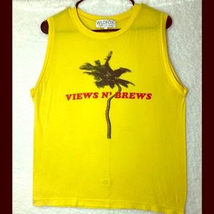 Wildfox womens graphic tank top MEDIUM